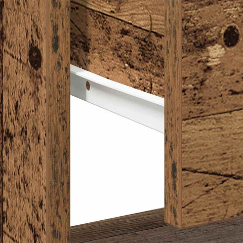 vidaXL Nightstand 2 pcs Old wood 45 x 34 x 44 cm Engineered wood