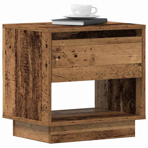 vidaXL Nightstand 2 pcs Old wood 45 x 34 x 44 cm Engineered wood