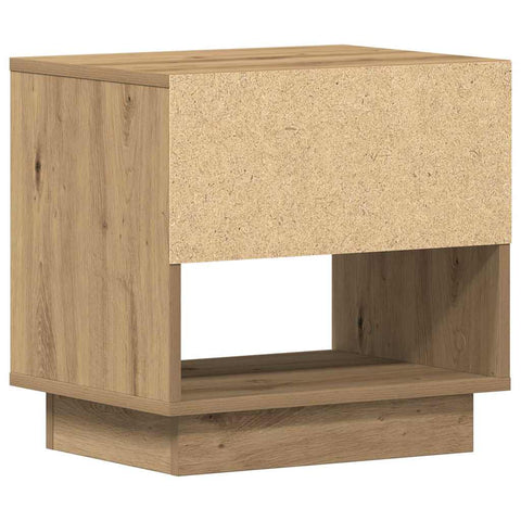 vidaXL Nightstand Artisan oak 45 x 34 x 44 cm Engineered wood