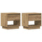 vidaXL Nightstand 2 pcs Artisan oak 45 x 34 x 44 cm Engineered wood