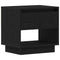 vidaXL Nightstand Black oak 45 x 34 x 44 cm Engineered wood
