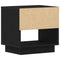 vidaXL Nightstand Black oak 45 x 34 x 44 cm Engineered wood