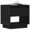 vidaXL Nightstand Black oak 45 x 34 x 44 cm Engineered wood