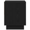 vidaXL Nightstand Black oak 45 x 34 x 44 cm Engineered wood