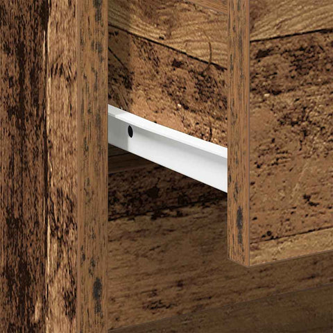 vidaXL Bedside Cabinet Old wood 45 x 34 x 44.5 cm Engineered wood