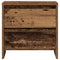 vidaXL Bedside Cabinet with Drawer 2 pcs Old wood 45 x 34 x 44.5 cm