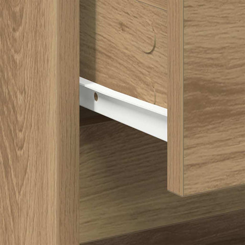 vidaXL Bedside Cabinet Artisan oak 45 x 34 x 44.5 cm Engineered wood