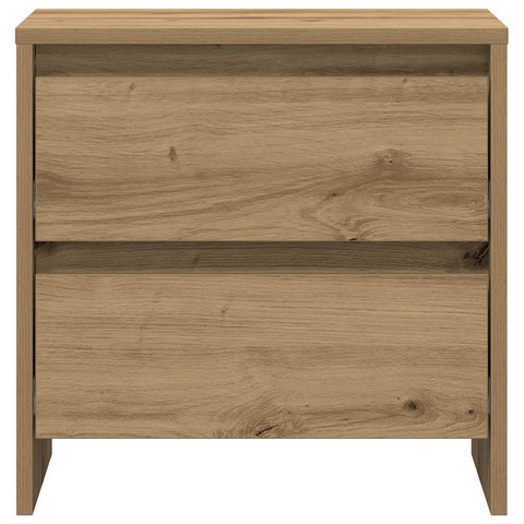 vidaXL Bedside Cabinet with Drawer 2 pcs Artisan oak 45 x 34 x 44.5 cm
