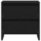 vidaXL Bedside Cabinet Black oak 45 x 34 x 44.5 cm Engineered wood