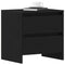 vidaXL Bedside Cabinet Black oak 45 x 34 x 44.5 cm Engineered wood