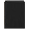 vidaXL Bedside Cabinet Black oak 45 x 34 x 44.5 cm Engineered wood