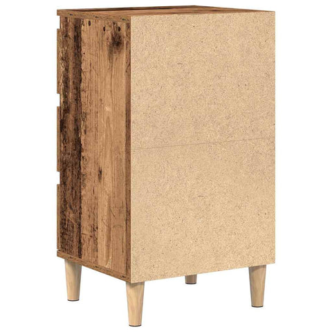 vidaXL Bedside Cabinet Old wood 40 x 35 x 70 cm Engineered wood