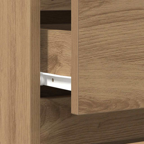 vidaXL Bedside Cabinet Artisan oak 40 x 35 x 70 cm Engineered wood