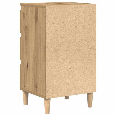 vidaXL Bedside Cabinet Artisan oak 40 x 35 x 70 cm Engineered wood