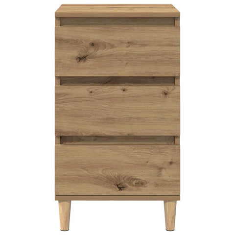 vidaXL Bedside Cabinet Artisan oak 40 x 35 x 70 cm Engineered wood