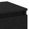 vidaXL Bedside Cabinet Black oak 40 x 35 x 70 cm Engineered wood