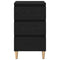 vidaXL Bedside Cabinet Black oak 40 x 35 x 70 cm Engineered wood