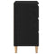 vidaXL Bedside Cabinet Black oak 40 x 35 x 70 cm Engineered wood