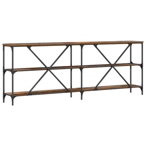 vidaXL Console Table with Shelf Other Old Wood 200 x 30 x 75 cm