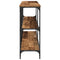 vidaXL Console Table with Shelf with Storage Old Wood 200 x 30 x 75 cm
