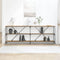 vidaXL Console Table with Shelf Artisan oak 200 x 30 x 75 cm