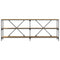 vidaXL Console Table with Shelf Artisan oak 200 x 30 x 75 cm