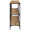 vidaXL Console Table with Shelf Artisan oak 200 x 30 x 75 cm