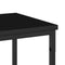 vidaXL Console Table with Shelf Black oak 200 x 30 x 75 cm