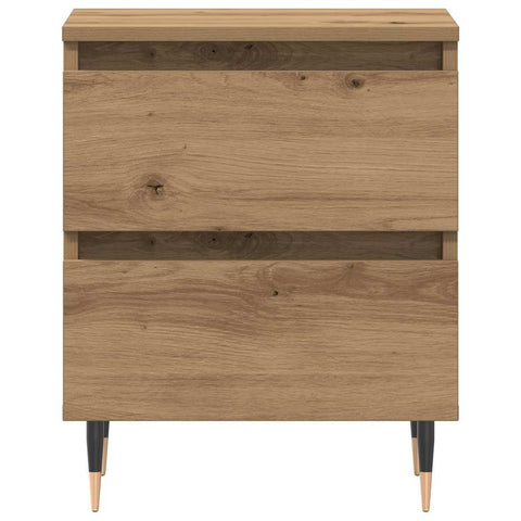 vidaXL Bedside Cabinet with Drawer 2 pcs Artisan oak 40 x 35 x 50 cm