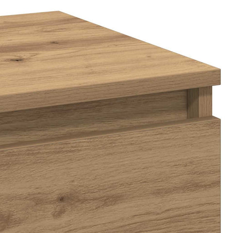 vidaXL Bedside Cabinet with Drawer 2 pcs Artisan oak 40 x 35 x 50 cm