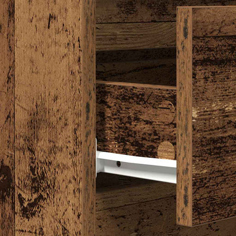 vidaXL Sideboard with Drawer Old wood 60 x 35 x 70 cm Engineered wood