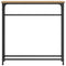 vidaXL Console Table with Shelf Artisan oak 75 x 19.5 x 75 cm