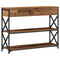 vidaXL Console Table with Drawer with Shelf Old wood 100 x 28 x 75 cm