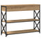 vidaXL Console Table with Drawer Artisan oak 100 x 28 x 75 cm