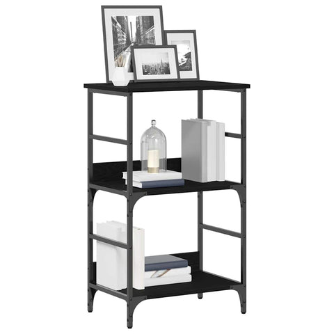 vidaXL Bookshelf Black oak 50x33x82cm Engineered Wood