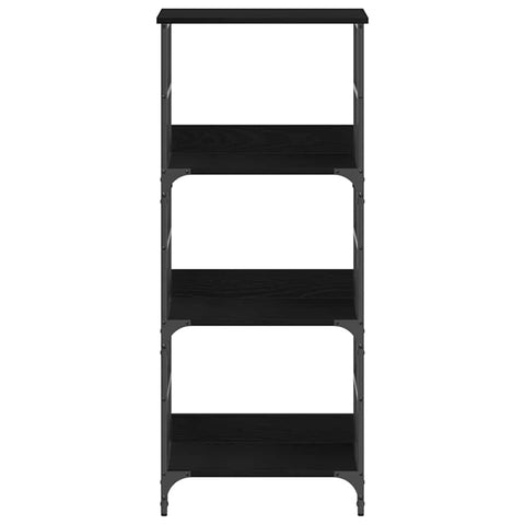 vidaXL Bookshelf Black oak 50x33x117.5cm EngineeredWood