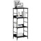 vidaXL Bookshelf Black oak 50x33x117.5cm EngineeredWood