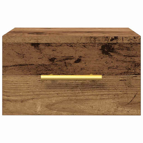 vidaXL Bedside Cabinet Old wood 35 x 35 x 20 cm Engineered Wood