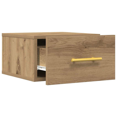 vidaXL Bedside Cabinet Artisan oak 35 x 35 x 20 cm Engineered Wood
