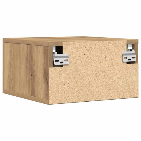 vidaXL Bedside Cabinet Artisan oak 35 x 35 x 20 cm Engineered Wood