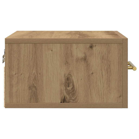 vidaXL Bedside Cabinet Artisan oak 35 x 35 x 20 cm Engineered Wood