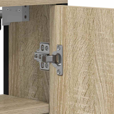 vidaXL Bathroom Mirror with Door Beige 60 x 16 x 60 cm Engineered wood