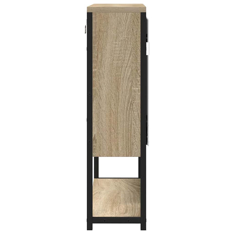 vidaXL Bathroom Mirror with Door Beige 60 x 16 x 60 cm Engineered wood