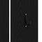 vidaXL Hallway Furniture Set with Storage 5 pcs Black oak andSilver
