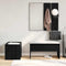 vidaXL Hallway Furniture Set with Storage 5 pcs Black oak andSilver