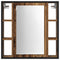 vidaXL Bathroom Furniture Set with Shelf 2 pcs Brown 60 x 30 x 60 cm