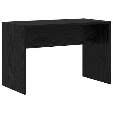 vidaXL Dressing Table Set Black oak 86.5 x 35 x 136 cm Engineered wood