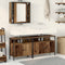 vidaXL Bathroom Vanity Units Brown 80 x 30 x 60 cm Engineered wood