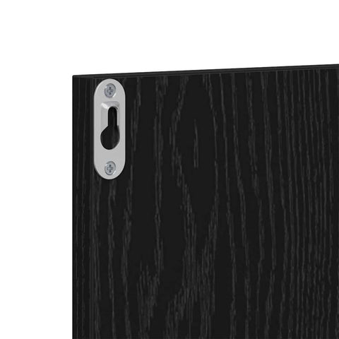 vidaXL Hallway Furniture Set 4 pcs Black oak 80 x 31 x 40 cm