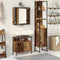 vidaXL Bathroom Cabinet Set Other 3 pcs Old wood 33 x 33 x 185.5 cm